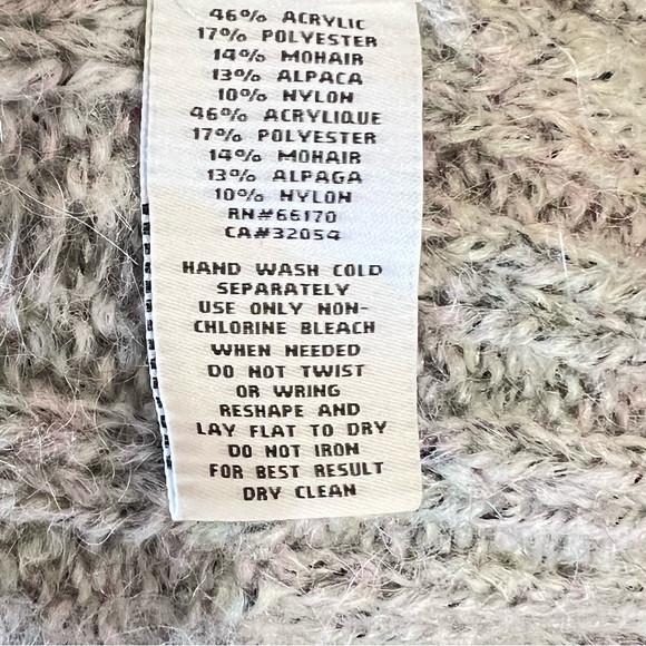 Urban Outfitters Kimchi Blue Mohair Alpace Blend Cardigan Sweater Size M Gray - Picture 7 of 8